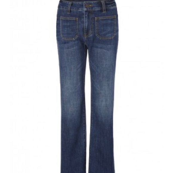 Cabi 4151 Patch Pocket Wide Leg Jeans Womens Cabi Fall ‘21 Sizes 10, 12, 16. - Picture 4 of 10